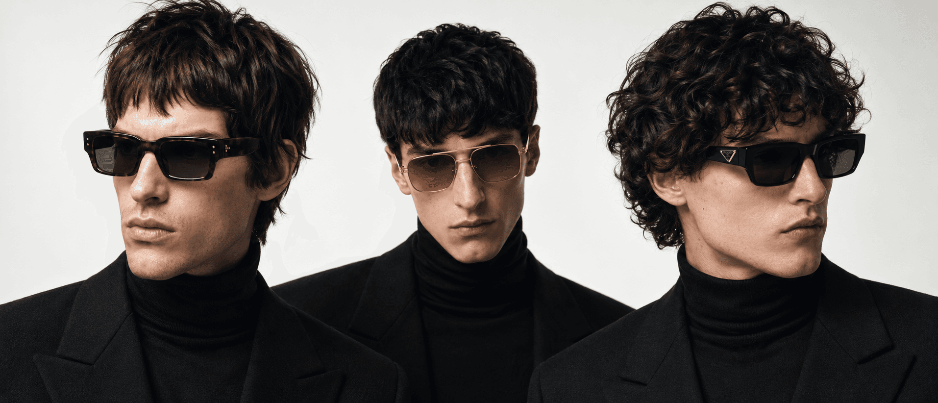 Luxury eyewear campaign hero