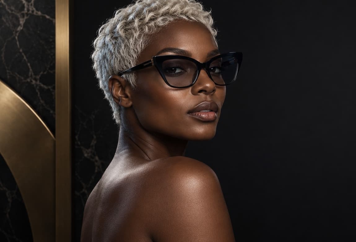 Luxury eyewear editorial