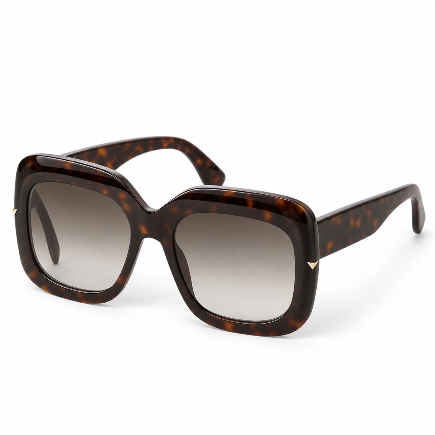 Fendi - Screen Dark Havana Acetate Sunglasses (FOL163) FOL163V1PF1YBN
