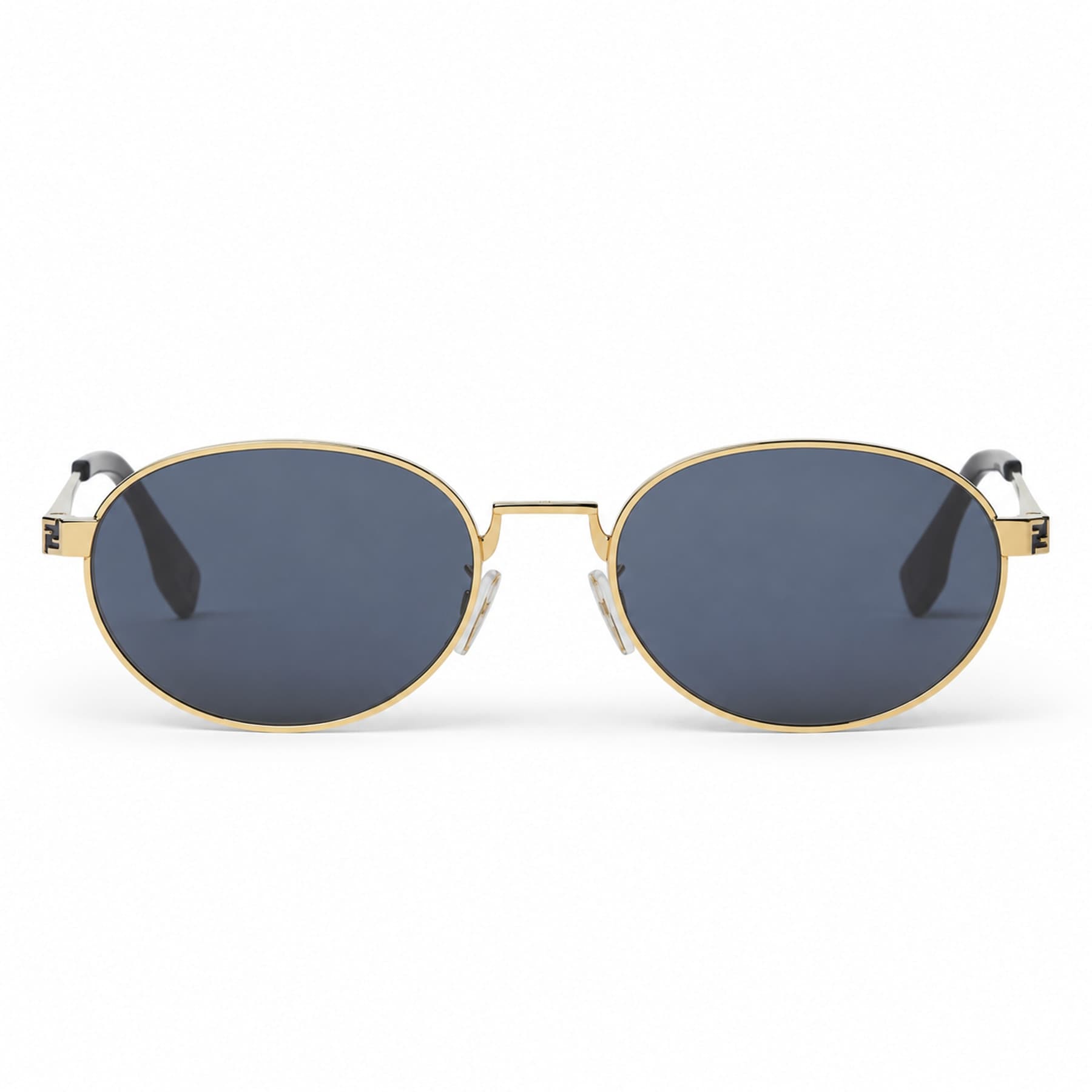 Fendi - Sky Gold Colored Metal Sunglasses (FOL586) FOL586V1TF1XKO alternate view