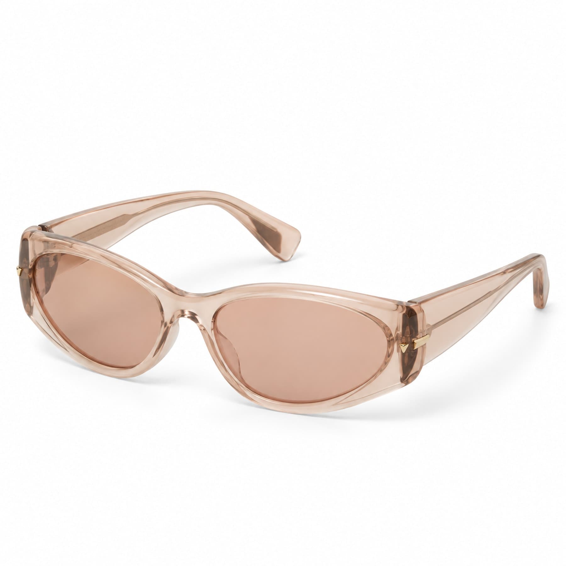 Fendi - Screen Transparent Taupe Acetate Sunglasses (FOL165) FOL165V1PF1YBP