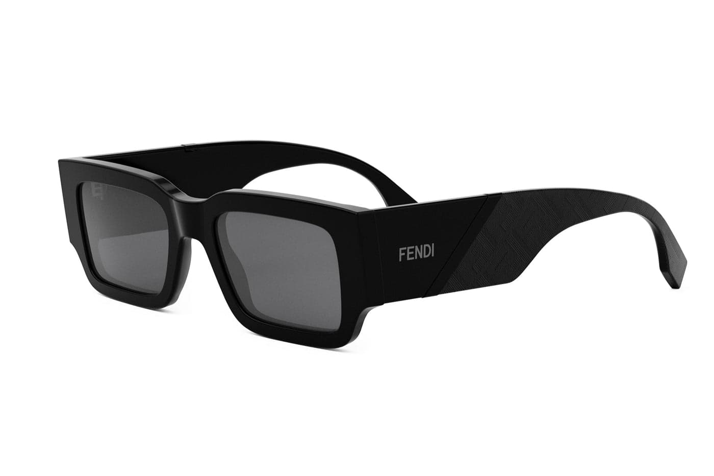 Fendi - Diagonal Rectangular Sunglasses