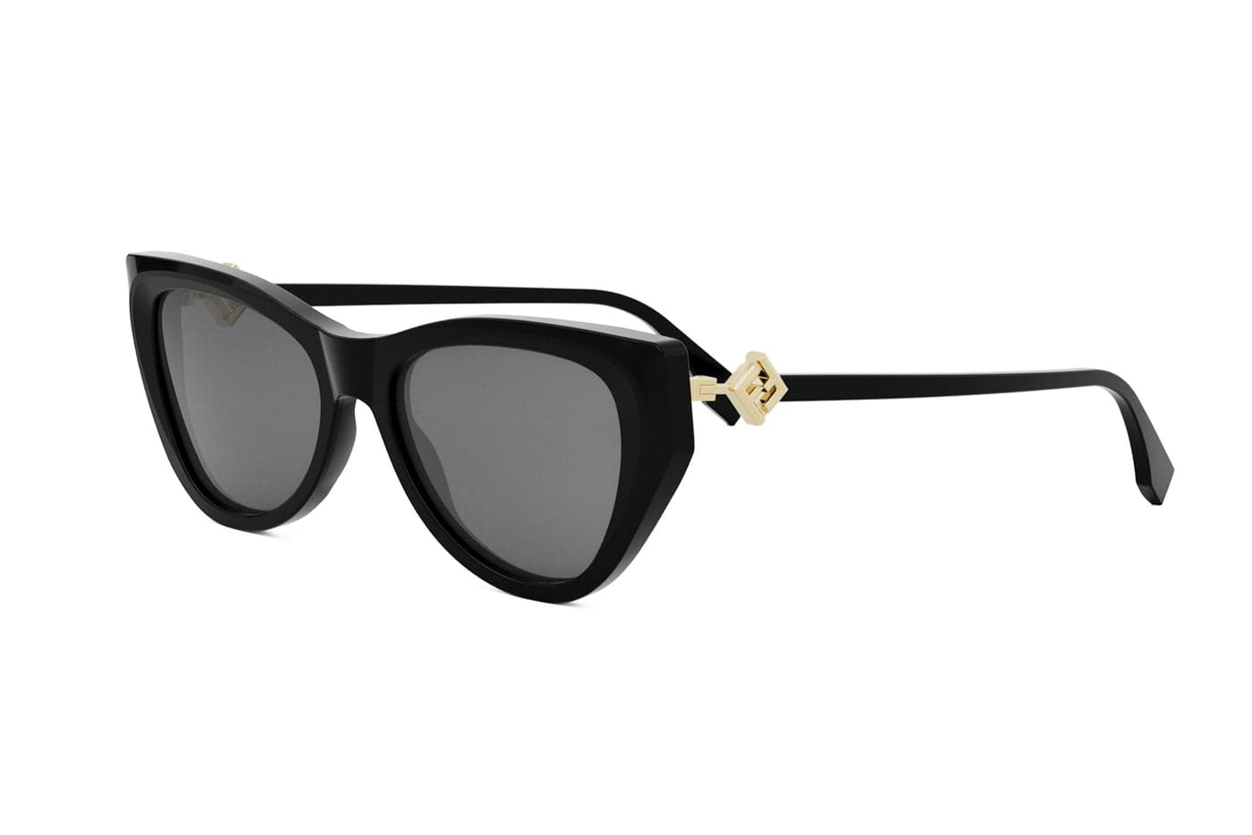Fendi - FF Diamonds Black Cat Eye Sunglasses