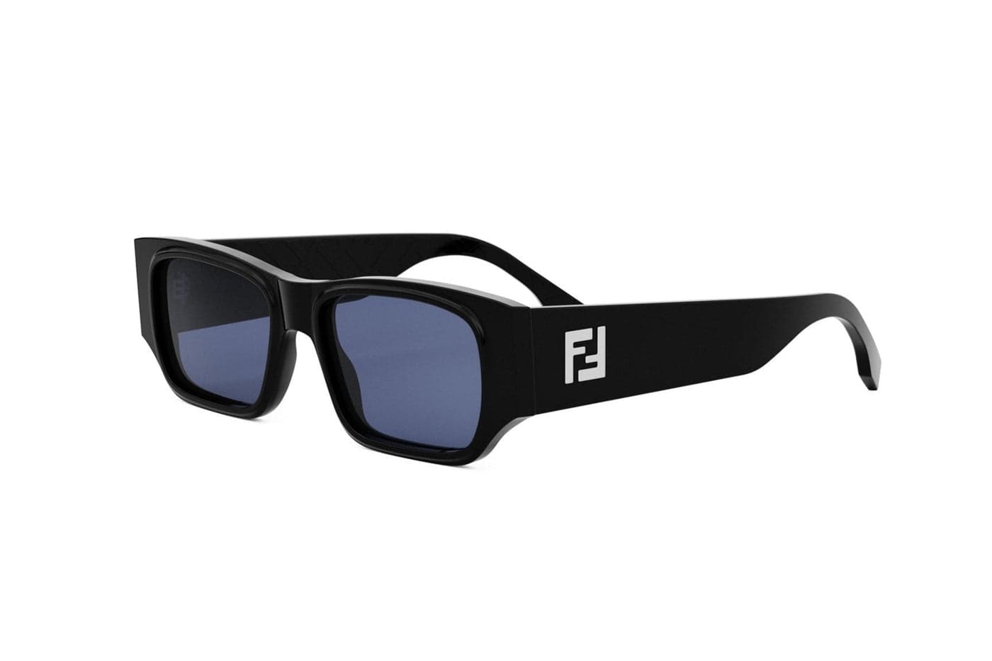 Fendi - FF Squared Rectangular Sunglasses
