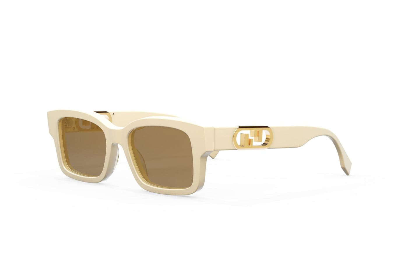 Fendi - O'Lock Rectangular Sunglasses